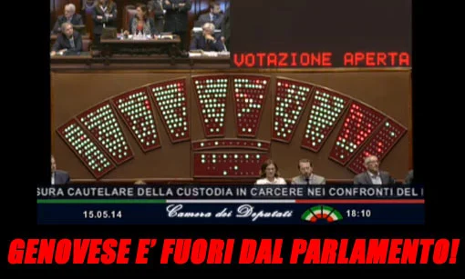 Genovese è fuori dal Parlamento! #FuoriGenovese