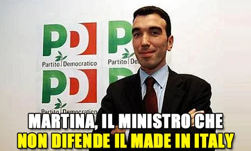 Olio contraffatto: Martina sapeva e non ha difeso il Made in Italy