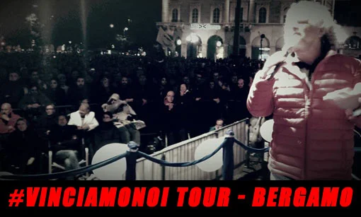 #Vinciamonoi Tour - Bergamo