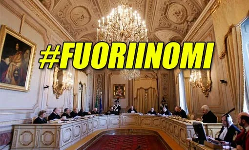 #FuoriiNomi dei giudici della Consulta