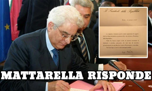 Il Presidente Mattarella risponde a Beppe Grillo