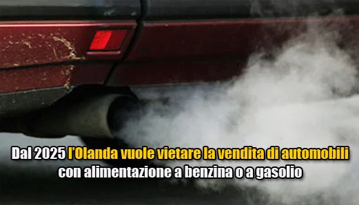 L'Olanda vuole vietare le automobili diesel e benzina