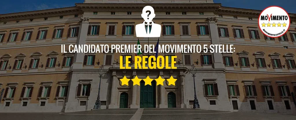 Il candidato premier del MoVimento 5 Stelle: le regole