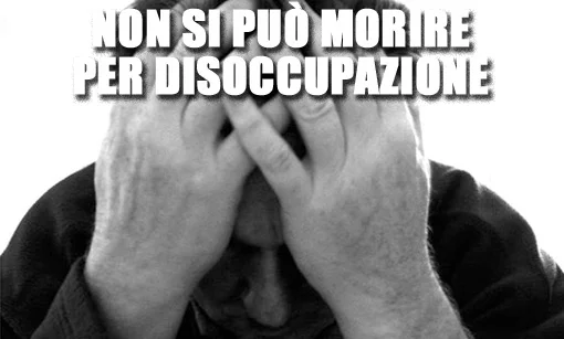 Ragazzo suicida per paura della disoccupazione
