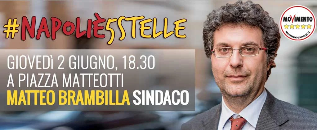 2 giugno: tutti in piazza per #BrambillaSindaco di Napoli