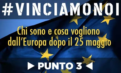 Punto 3 programma elettorale M5S: Alleanza fra i Paesi mediterranei per una politica comune