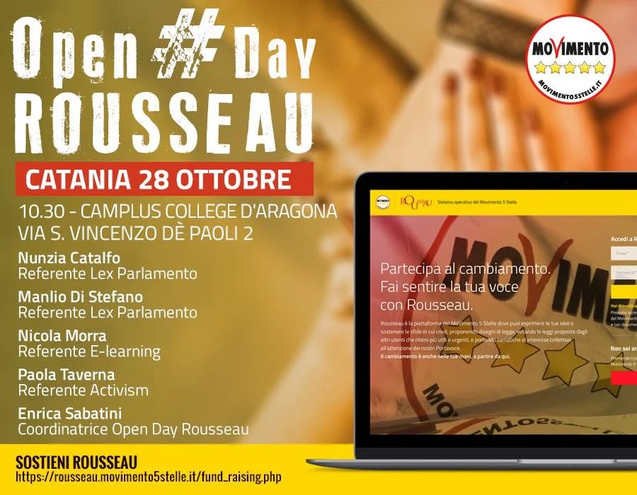 Domani Open Day Rousseau a Catania