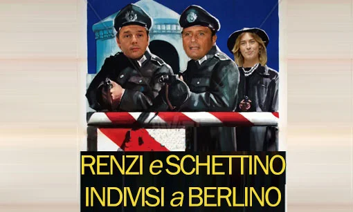 Renzie e Schettino indivisi a Berlino #VacanzeSerene