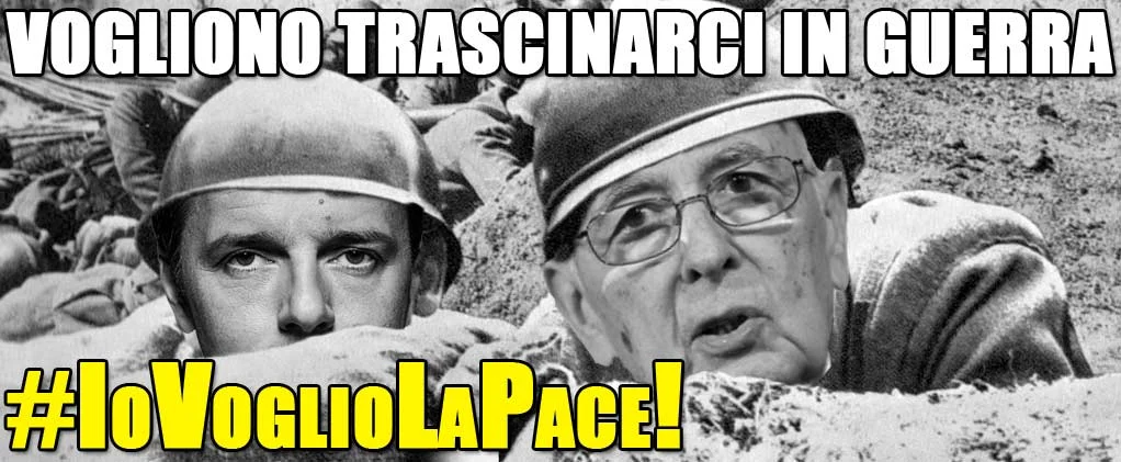 No ai soldati italiani al confine con la Russia #IoVoglioLaPace