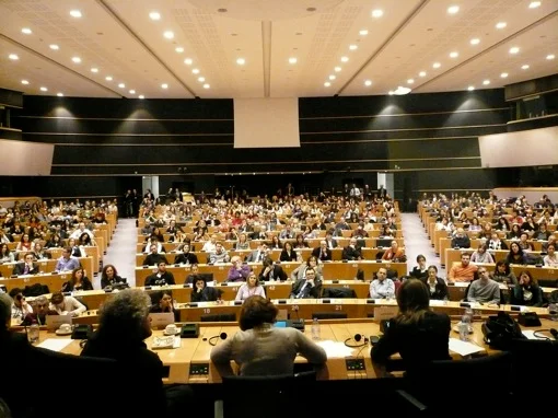 Beppe Grillo al Parlamento Europeo