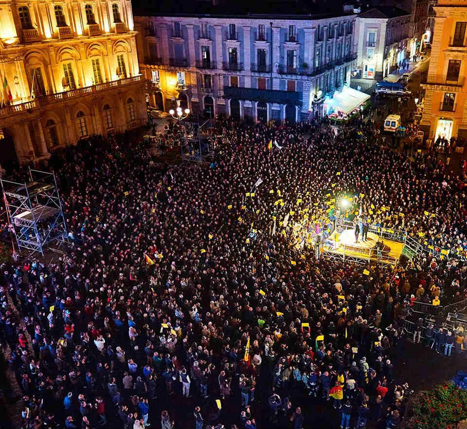 Grazie Catania, oggi hai scelto il futuro!