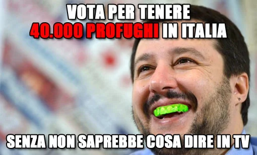 #SalviniSenzaProfughi non ci sa stare: vota per tenerli in Italia