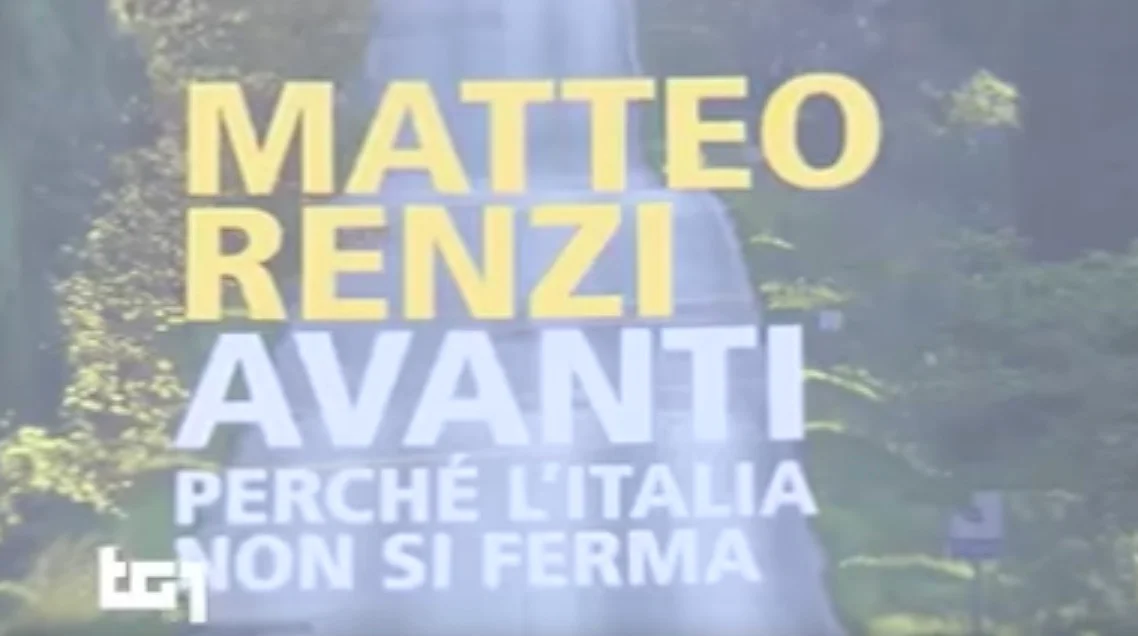 La pubblicità occulta della RAI al libro di Renzi