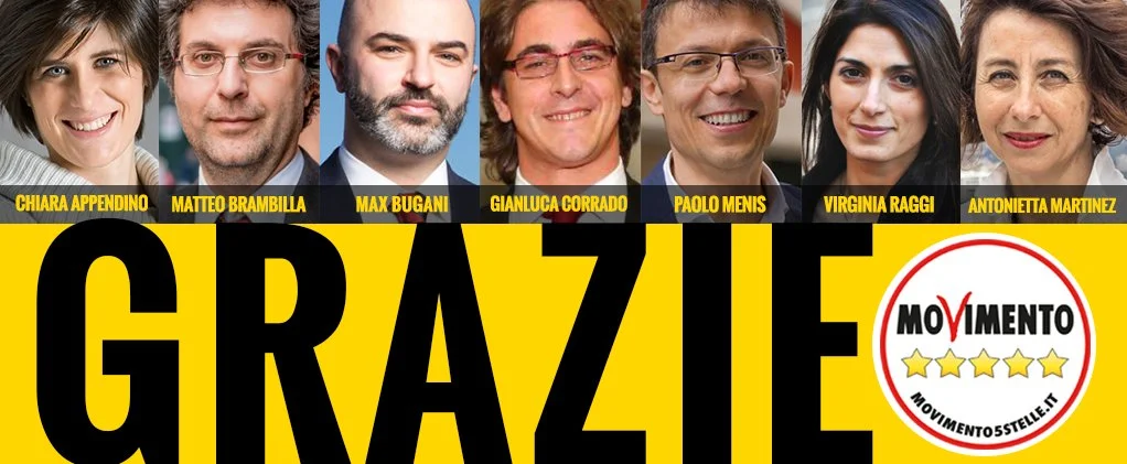 I numeri del MoVimento 5 Stelle alle amministrative #CambiamoTutto