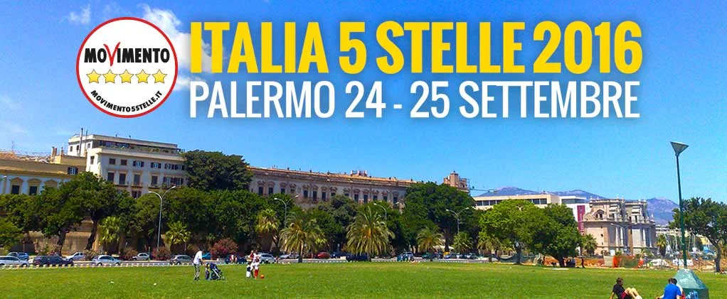 #Italia5Stelle 2016: 24 - 25 settembre a Palermo