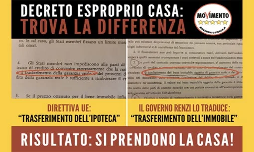 Il governo delle banche #NoEsproprioCase