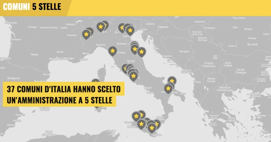 I sindaci del MoVimento 5 Stelle