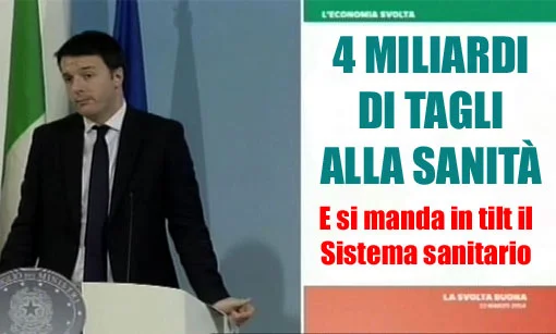 #RenzieTagliaLaSanità