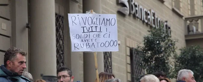 Da MPS a Banca Etruria, a perdere sono sempre i risparmiatori