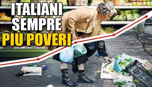L'Italia al primo posto per povertà in Europa