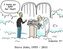 Steve Jobs in paradiso