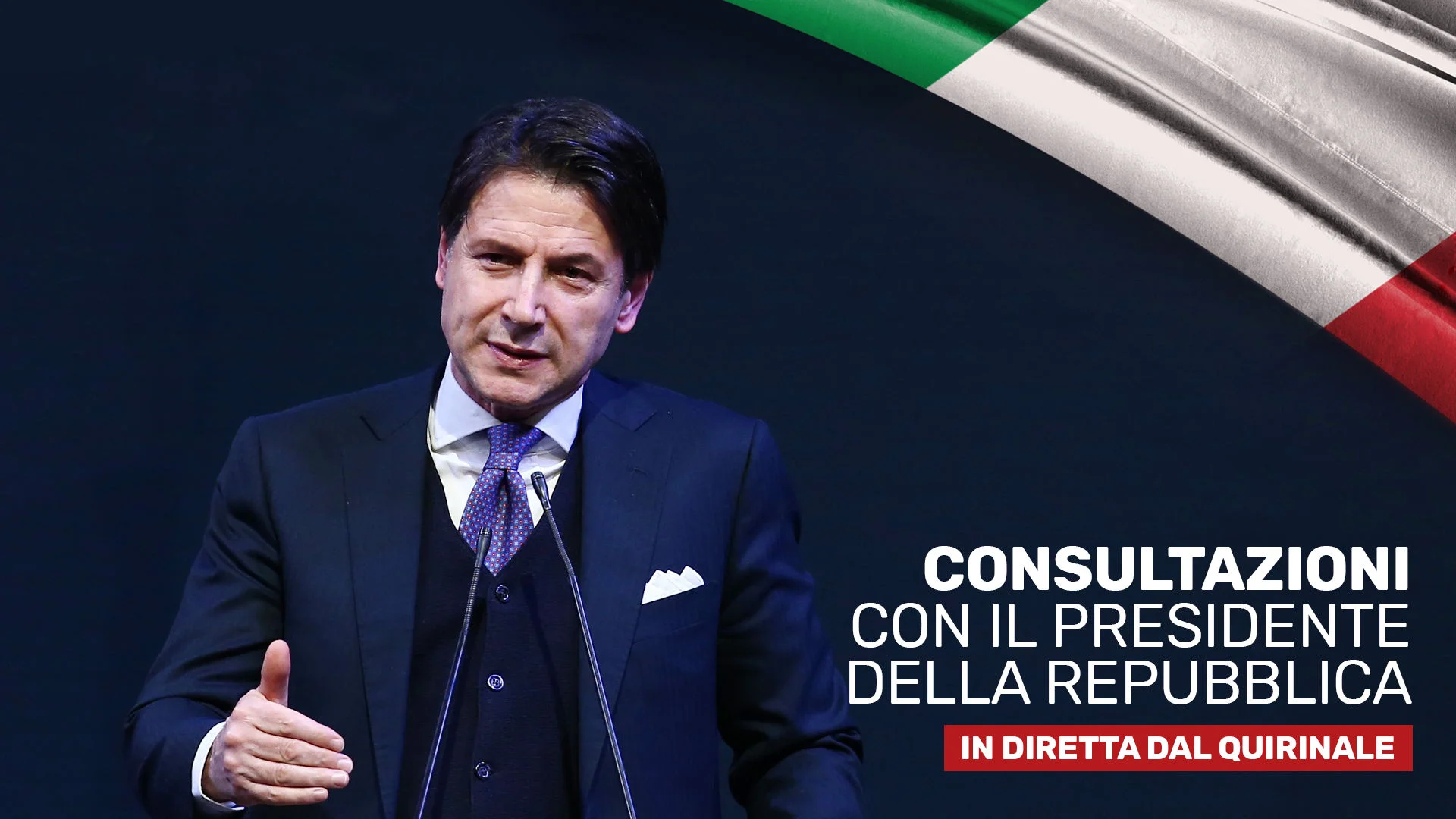 Giuseppe Conte dal Presidente della Repubblica Mattarella