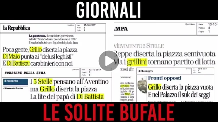 #LaBallaDelGiorno: la piazza vuota davanti al Parlamento