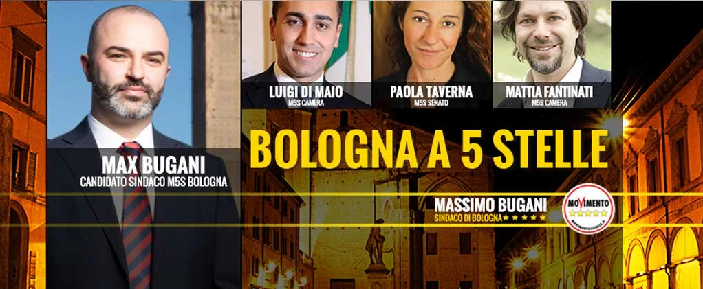 1 giugno: tutti in piazza per #BuganiSindaco di Bologna