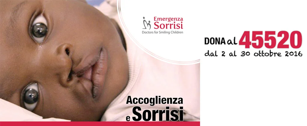 Emergenza Sorrisi per combattere la labiopalatoschisi