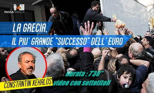 Passaparola: La #Grecia, il più grande ''successo'' dell'euro - di Constantin Xekalos