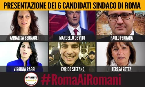 DIRETTA: La presentazione dei sei candidati sindaco del MoVimento 5 Stelle #RomaAiRomani