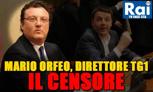 Il Tg1 fascista censura gli indagati Pd #OrfeoCensore