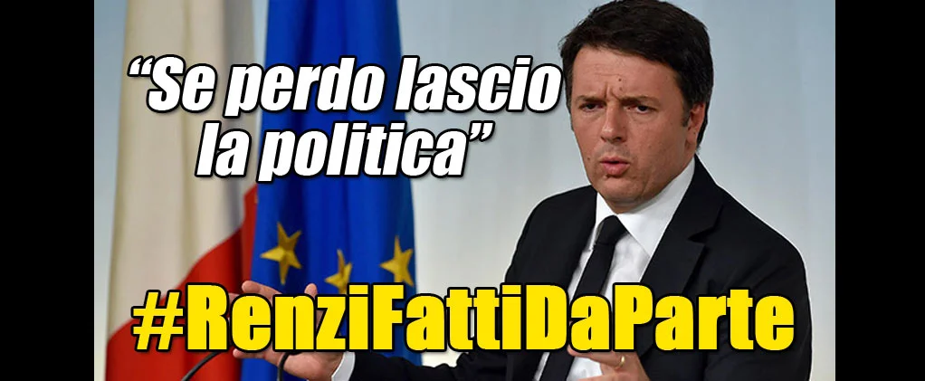 Ma non dovevamo vederci più? #RenziFattiDaParte