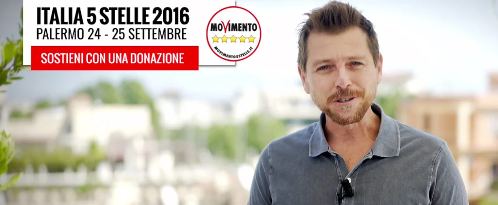 Claudio Gioè a Palermo il 24 e 25 settembre per #Italia5Stelle