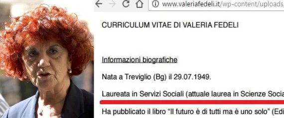 La laurea inventata della neo ministro Fedeli