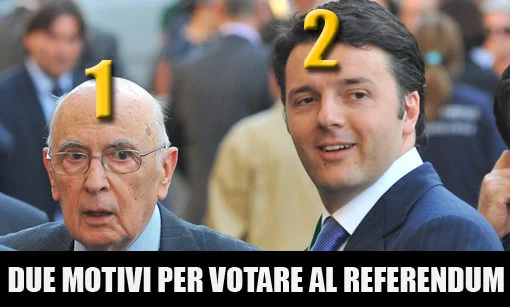 Renzie e Napolitano stanno coi petrolieri, #IoStoCoiCittadini