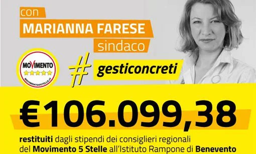 Il M5S dona 106.000 euro per la scuola alluvionata di Benevento!