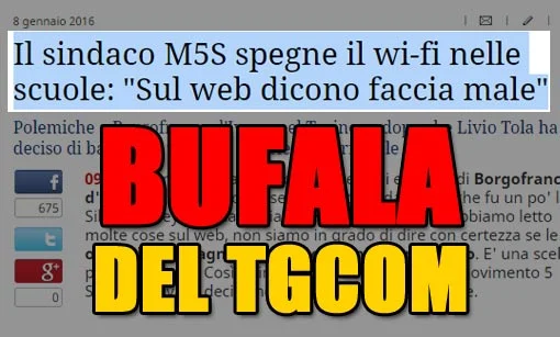 La bufala del Tgcom