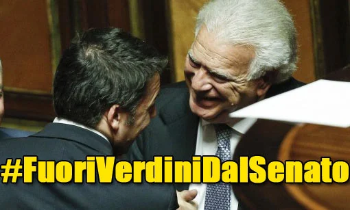 #FuoriVerdiniDalSenato