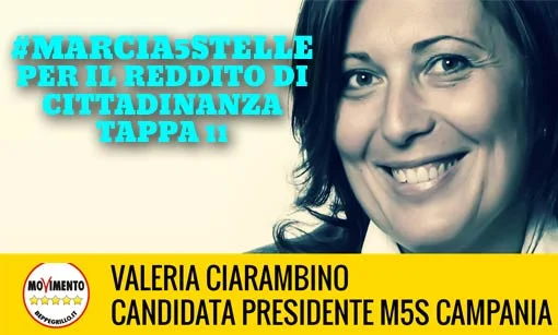 #Marcia5Stelle per il Reddito di Cittadinanza, undicesima tappa Napoli