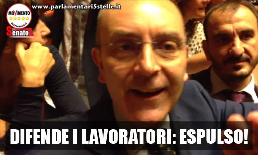 Petrocelli difende i lavoratori e viene espulso da Grasso: VIDEO