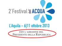 Napolitano al festival dell'acqua privatizzata
