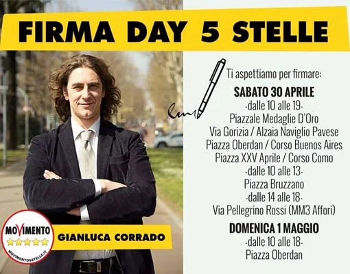 Il programma di Gianluca Corrado per #Milano5Stelle
