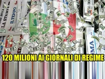 Il regalo da 120 milioni del pd ai giornaloni di regime