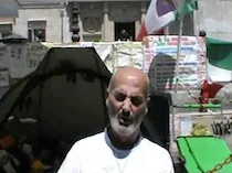 Sciopero della fame davanti a Montecitorio