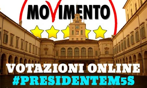 Votazioni online per il candidato #PresidenteM5S