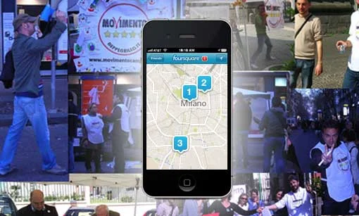 Foursquare: il navigatore del M5S