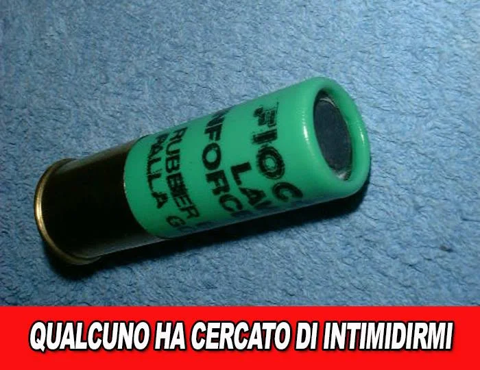 Un proiettile per il candidato del MoVimento 5 Stelle in Calabria