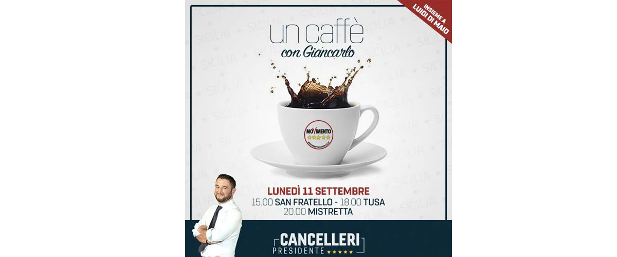 Un caffè con Giancarlo Cancelleri