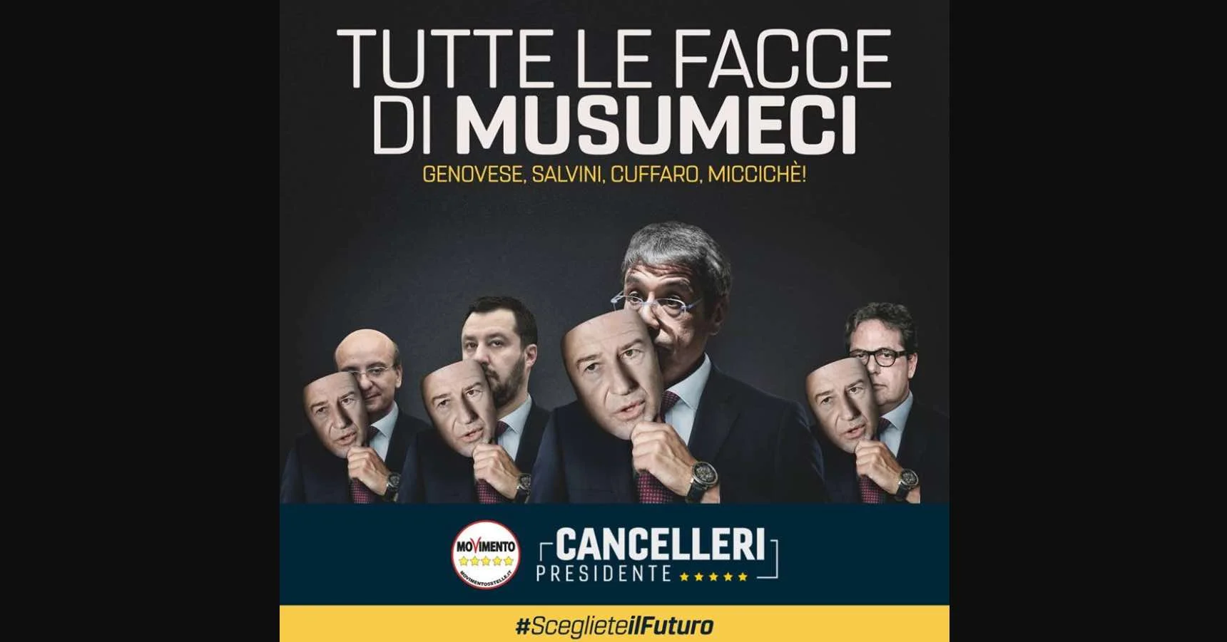 Sì, Musumeci è ''impresentabile''